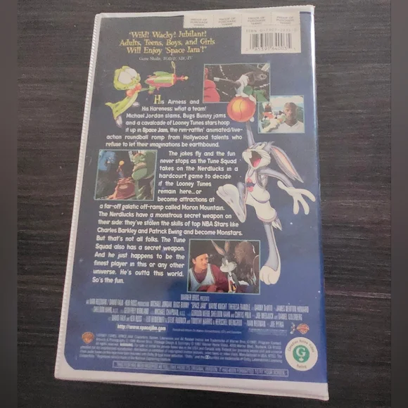 Space Jam 1996 VHS Michael Jordan, Bugs Bunny‎ & Bill Murray. - Picture 2 of 3